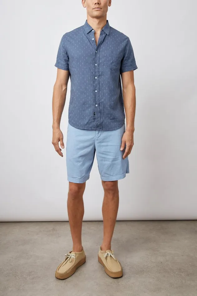 Rails Shirts Men CARSON SHIRT Louis Leaf Navy Green