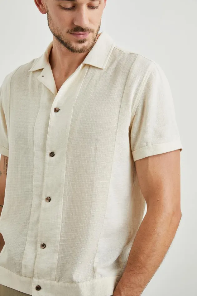 Rails Shirts Men DUKE SHIRT Parchment Wheat