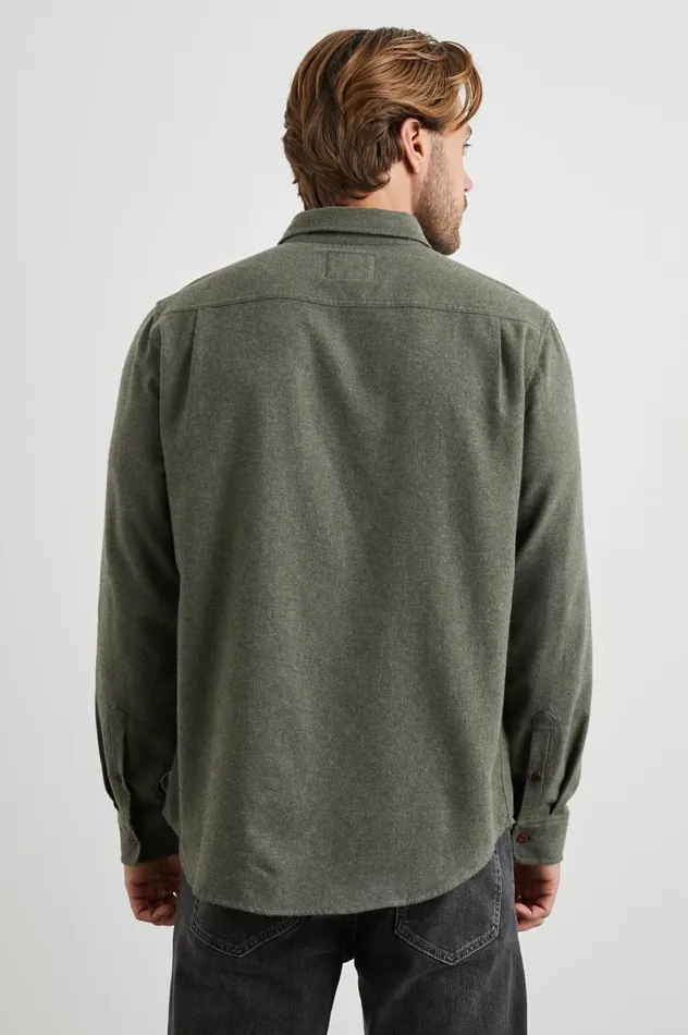 Rails Shirts Men RUNSON SHIRT Hunter Green