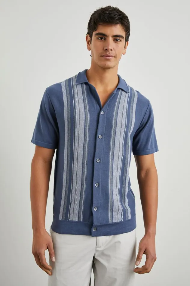 Rails Shirts Men SILAS SHIRT Marrakesh Blue Multi
