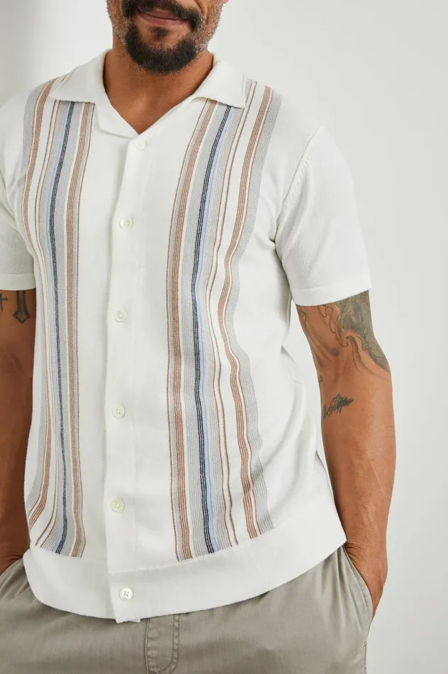 Rails Shirts Men SILAS SHIRT White Multi