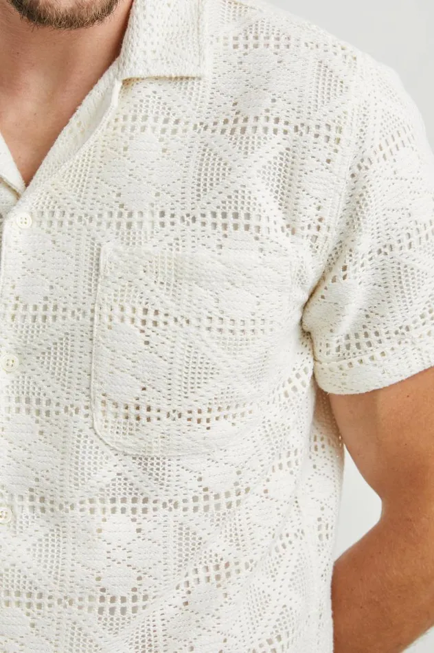 Rails Shirts Men WILLEMSE SHIRT White Lace