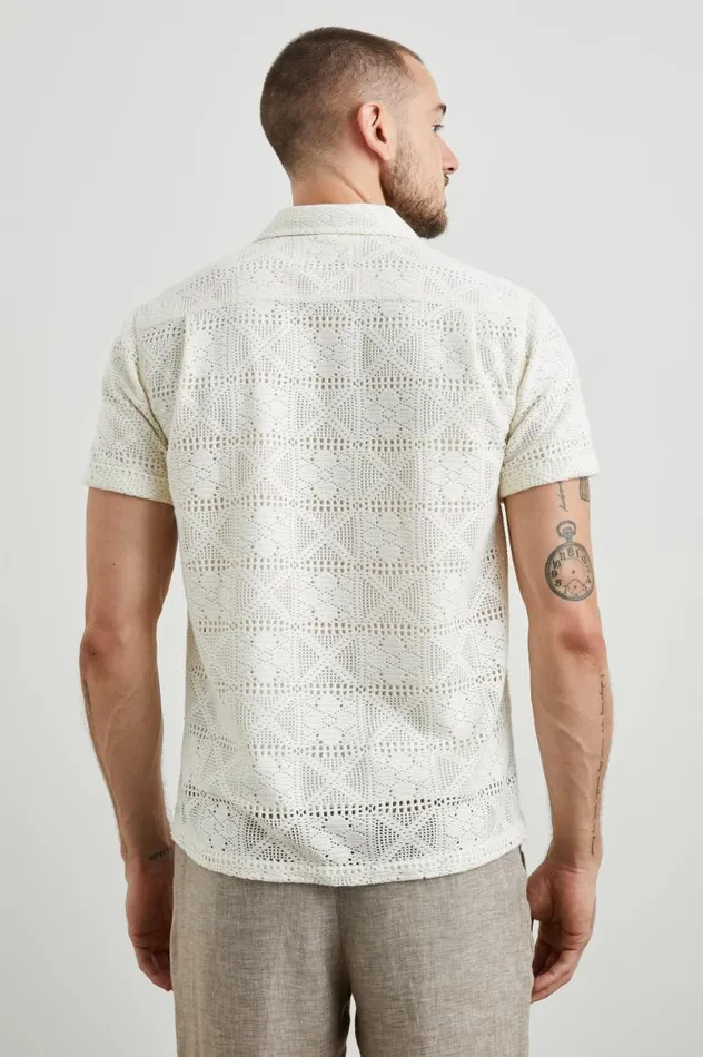Rails Shirts Men WILLEMSE SHIRT White Lace