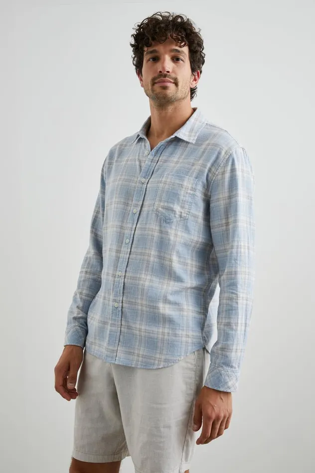 Rails Shirts Men WYATT SHIRT Rose Waterfall