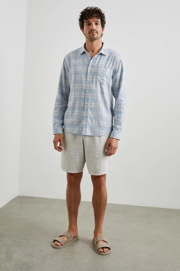Rails Shirts Men WYATT SHIRT Rose Waterfall