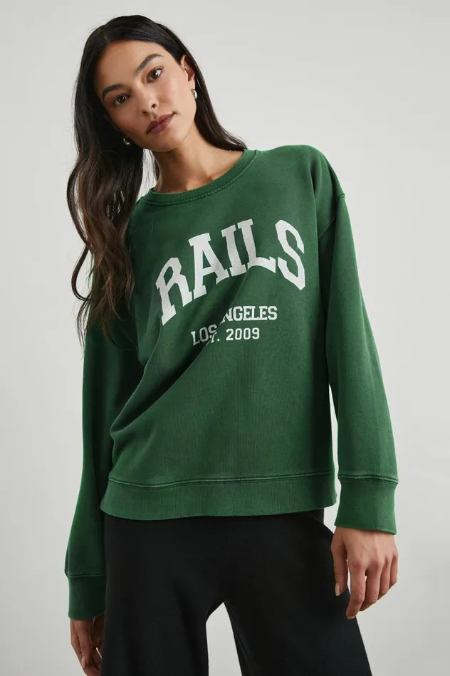 Rails Sweaters Women ANNIVERSARY SWEATSHIRT Forest