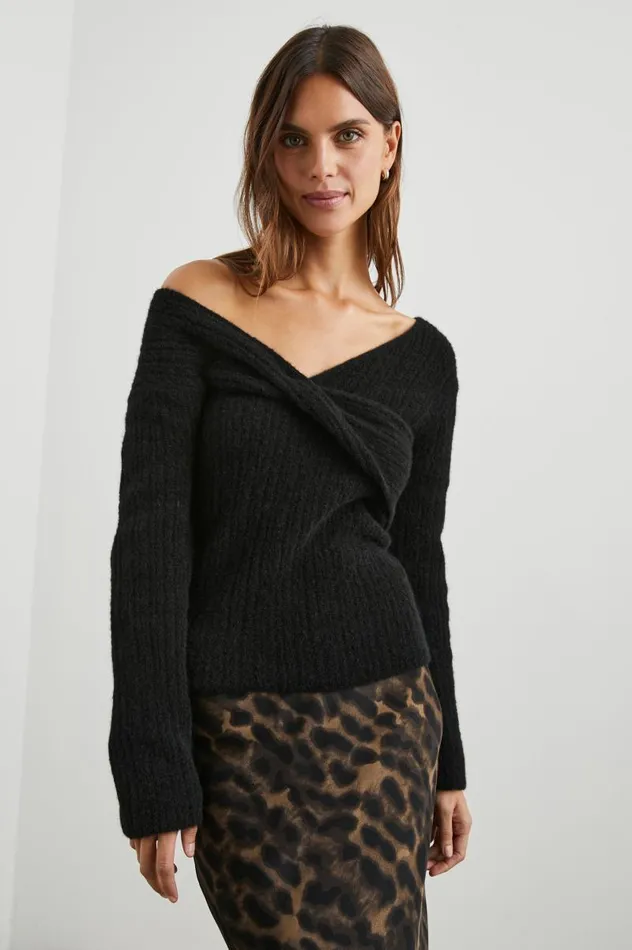 Rails Sweaters Women FLORENCE SWEATER Black