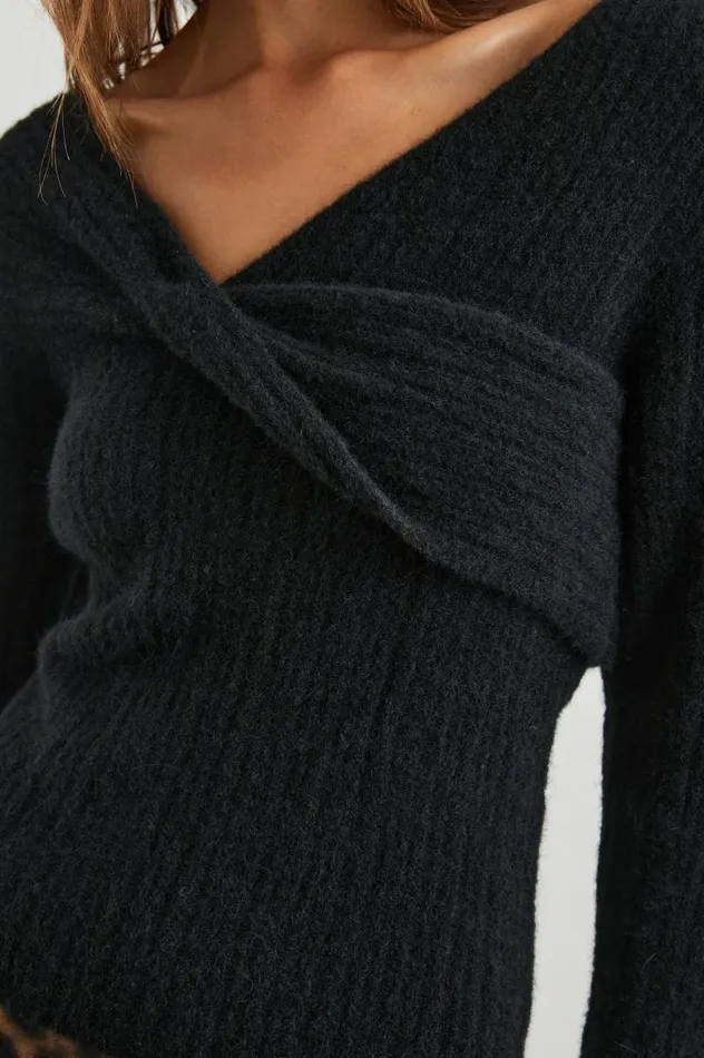Rails Sweaters Women FLORENCE SWEATER Black