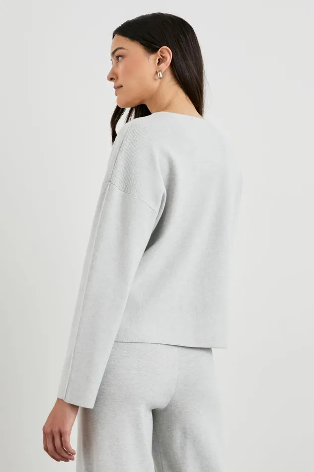 Rails Sweaters Women HOLLYN SWEATER Light Heather Grey