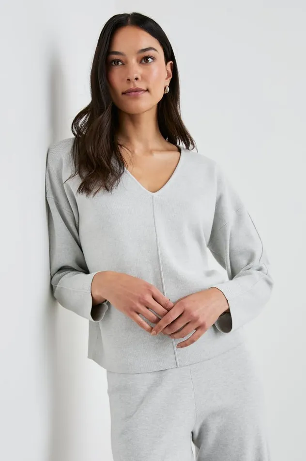 Rails Sweaters Women HOLLYN SWEATER Light Heather Grey