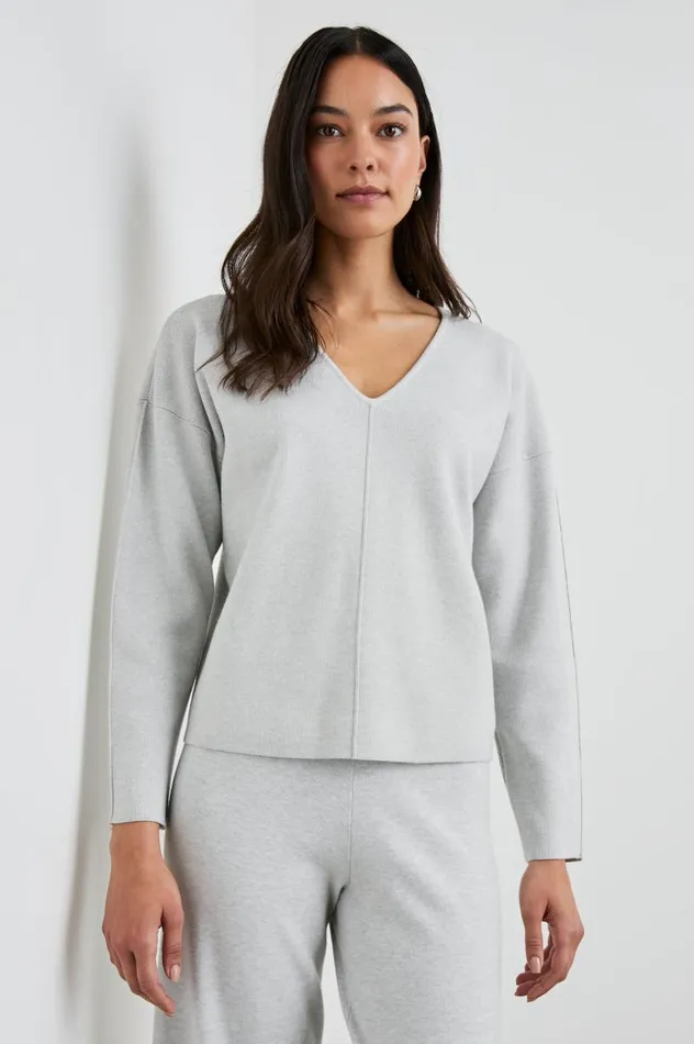 Rails Sweaters Women HOLLYN SWEATER Light Heather Grey