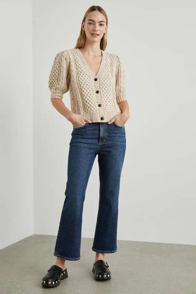 Rails Sweaters Women ISLA CARDIGAN Cream Confetti