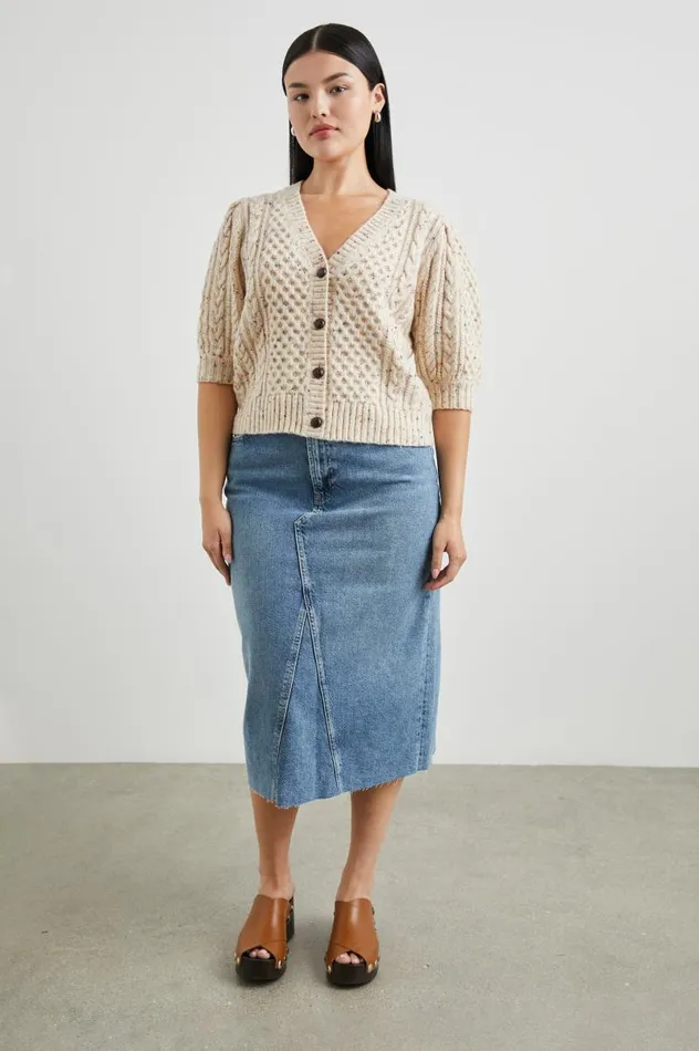Rails Sweaters Women ISLA CARDIGAN Cream Confetti