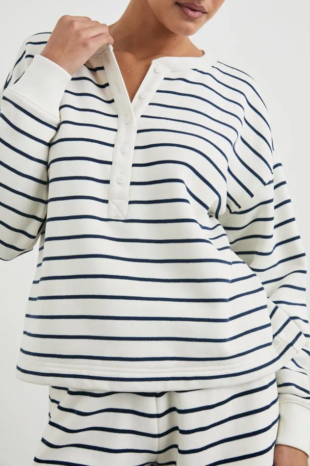 Rails Sweaters Women JOAN SWEATSHIRT Sailor Stripe Navy