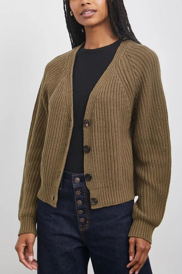 Rails Sweaters Women JOSIE CARDIGAN Olive
