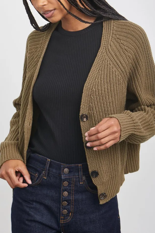 Rails Sweaters Women JOSIE CARDIGAN Olive