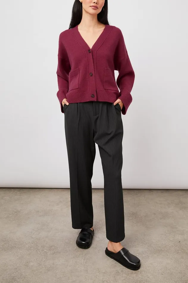 Rails Sweaters Women LINDI CARDIGAN Magenta