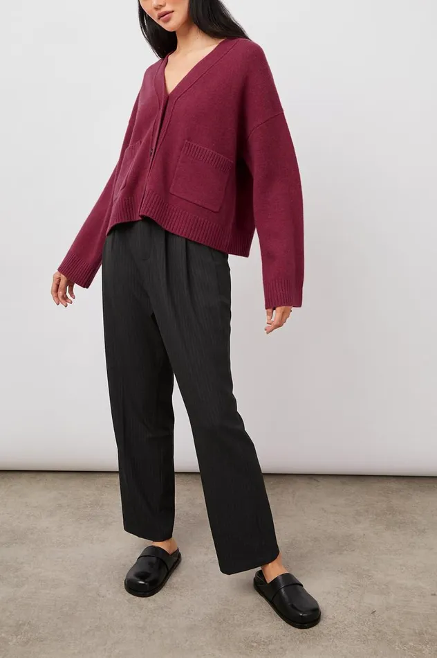 Rails Sweaters Women LINDI CARDIGAN Magenta