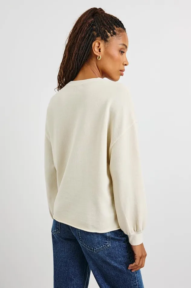 Rails Sweaters Women RAILS SIGNATURE SWEATSHIRT Ivory