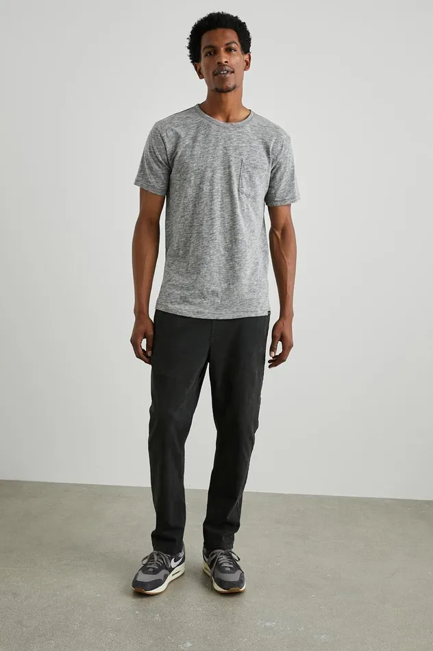 Rails TShirts and Thermals Men SKIPPER TSHIRT Heather Grey