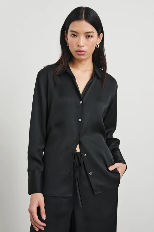 Rails Tops Women LEDGER SHIRT Black