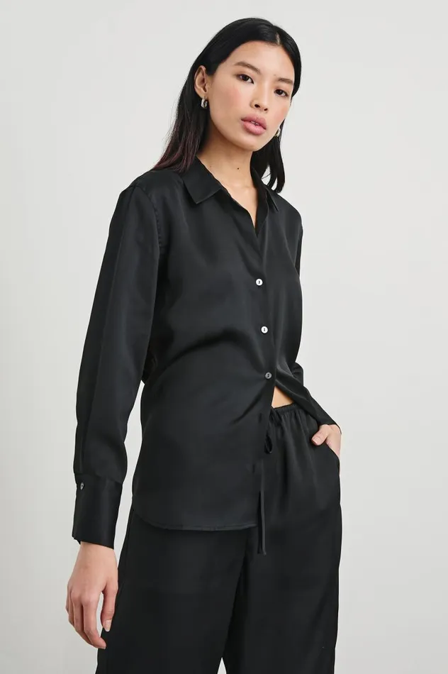 Rails Tops Women LEDGER SHIRT Black