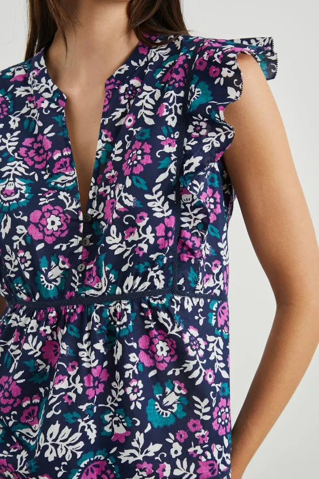 Rails Tops Women MISHA TOP Woodblock Floral