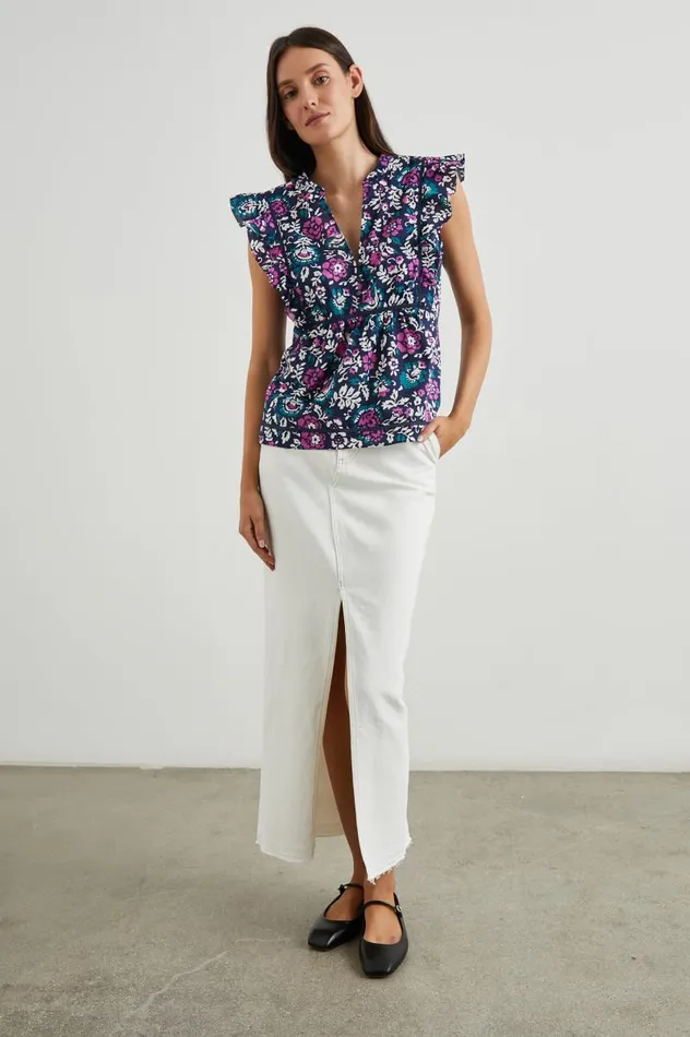 Rails Tops Women MISHA TOP Woodblock Floral