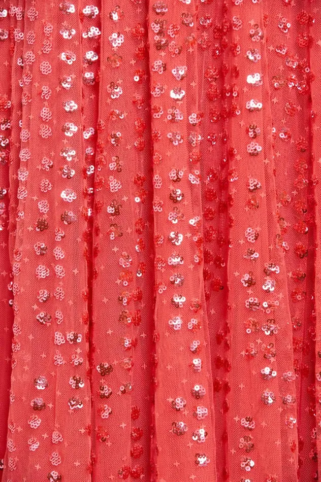 Raindrop OneShoulder Micro Mini Dress Pink Women Needle and Thread Dresses