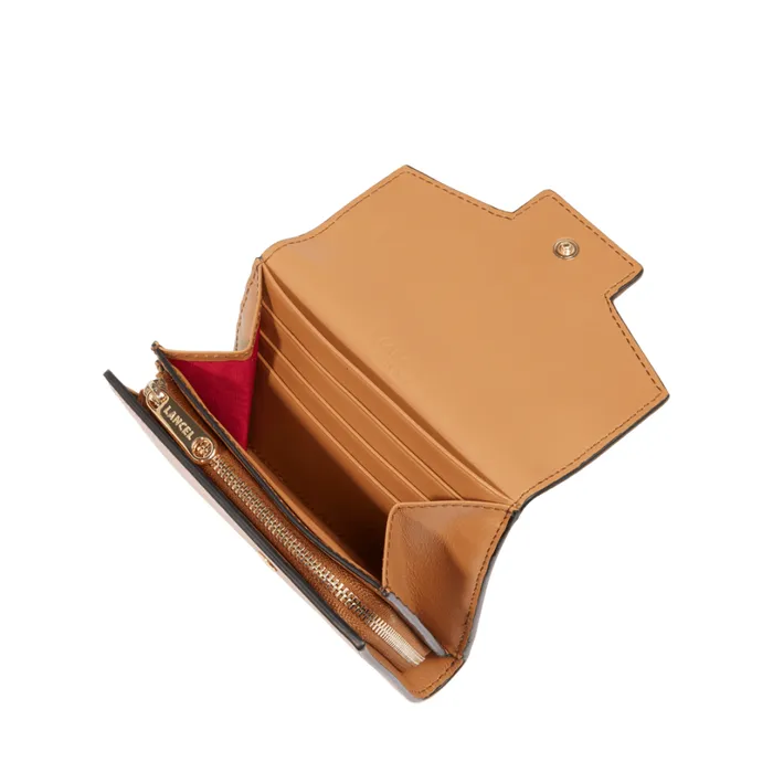 Rectangular Flap Compact Wallet Camel Women Lancel Purse Rectangular Flap Compact Wallet Camel Women Lancel Purse