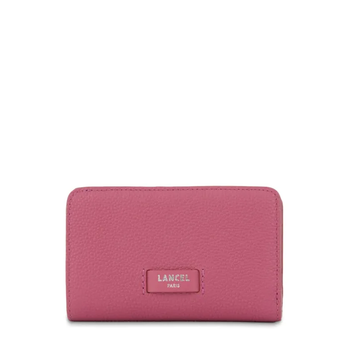 Rectangular Zip Compact Wallet Cherry Women Lancel Wallet