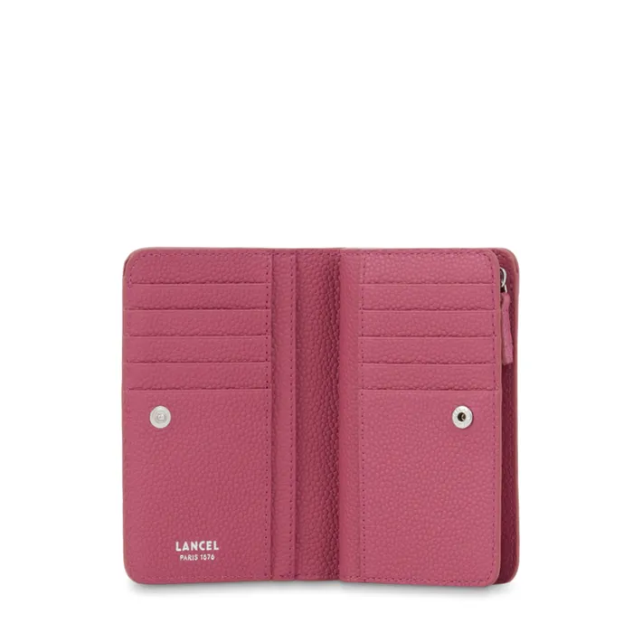 Rectangular Zip Compact Wallet Cherry Women Lancel Wallet Rectangular Zip Compact Wallet Cherry Women Lancel Wallet