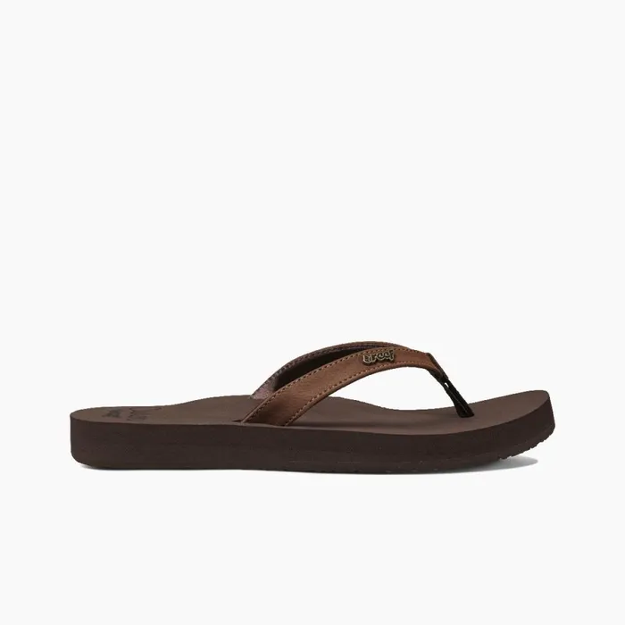 Reef Sandals Women Cushion Luna Brown Reef Sandals Women Cushion Luna Brown