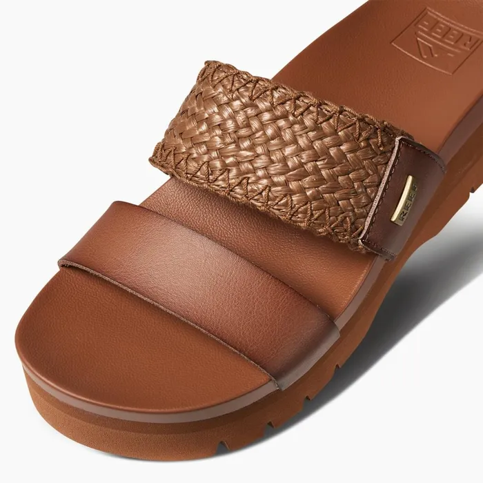 Reef Sandals Women Cushion Vista Higher Espresso Raffia Reef Sandals Women Cushion Vista Higher Espresso Raffia