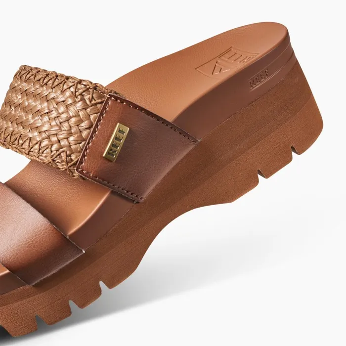 Reef Sandals Women Cushion Vista Higher Espresso Raffia Reef Sandals Women Cushion Vista Higher Espresso Raffia