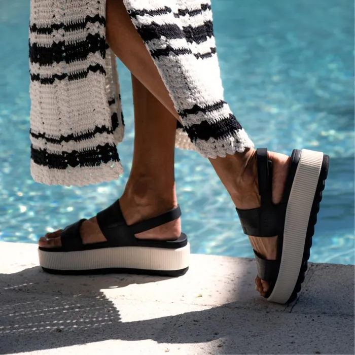 Reef Sandals Women Water Vista Higher Black Vintage Reef Sandals Women Water Vista Higher Black Vintage