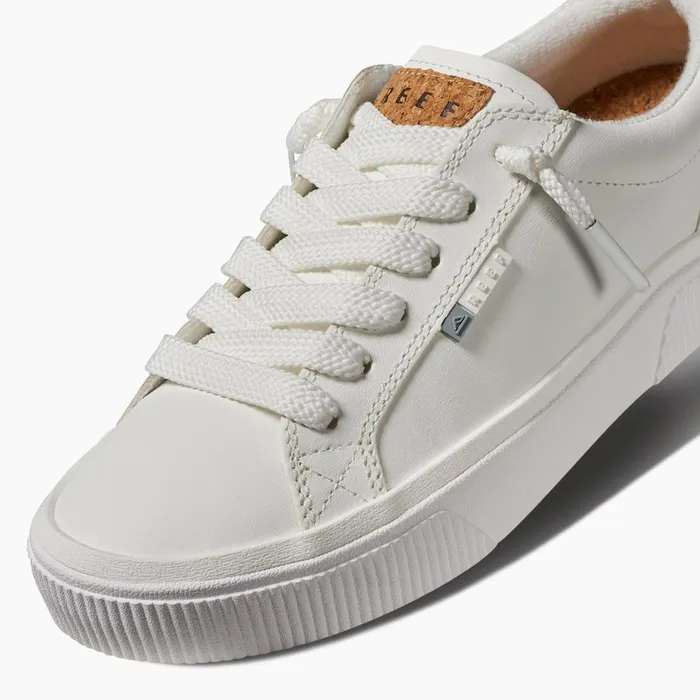 Reef Shoes Women Lay Day Dawn White Leather Reef Shoes Women Lay Day Dawn White Leather