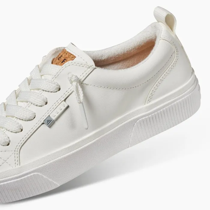 Reef Shoes Women Lay Day Dawn White Leather Reef Shoes Women Lay Day Dawn White Leather