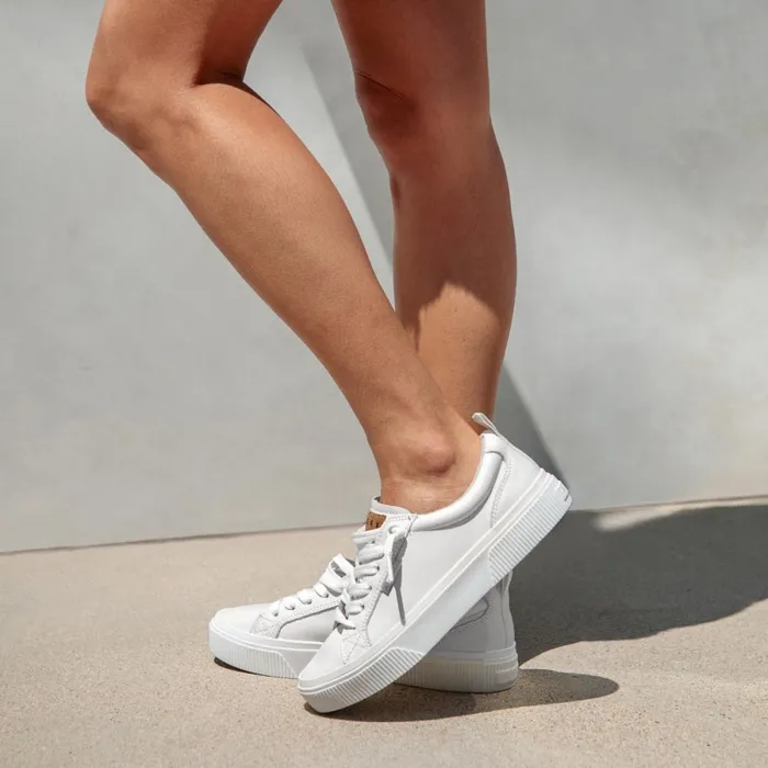 Reef Shoes Women Lay Day Dawn White Leather Reef Shoes Women Lay Day Dawn White Leather