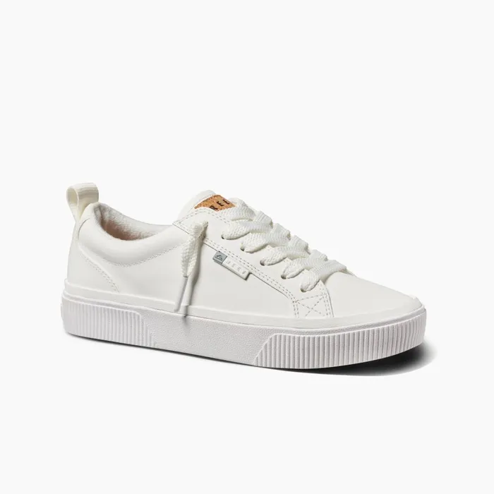 Reef Shoes Women Lay Day Dawn White Leather Reef Shoes Women Lay Day Dawn White Leather