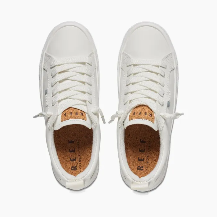 Reef Shoes Women Lay Day Dawn White Leather Reef Shoes Women Lay Day Dawn White Leather