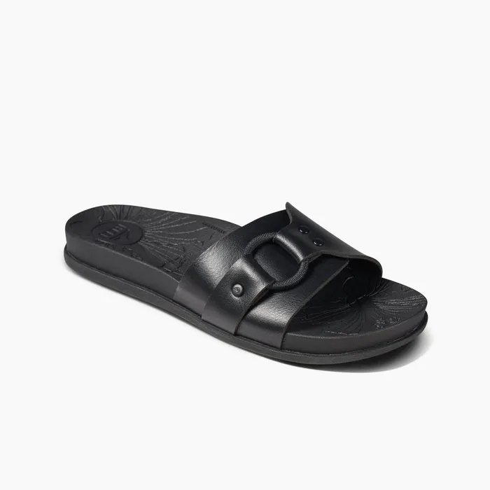 Reef Slides Women Cushion Soho Cruz Black Night Reef Slides Women Cushion Soho Cruz Black Night