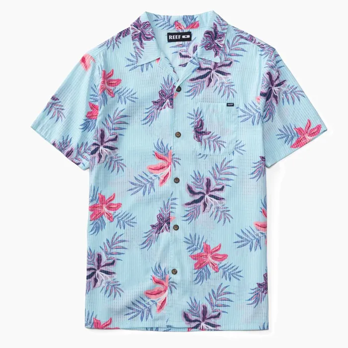 Reef TShirts and Shirts Men Arroyo Short Sleeve Shirt Clearwater Reef TShirts and Shirts Men Arroyo Short Sleeve Shirt Clearwater