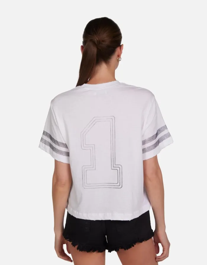Rue Vintage Tiger Elements White Women039s Lauren Moshi Short Sleeve