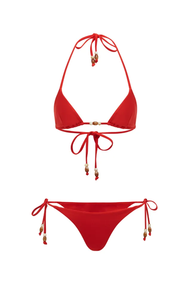Runaway The Label All Swim Shop BAHAMA TOP 8211 RED