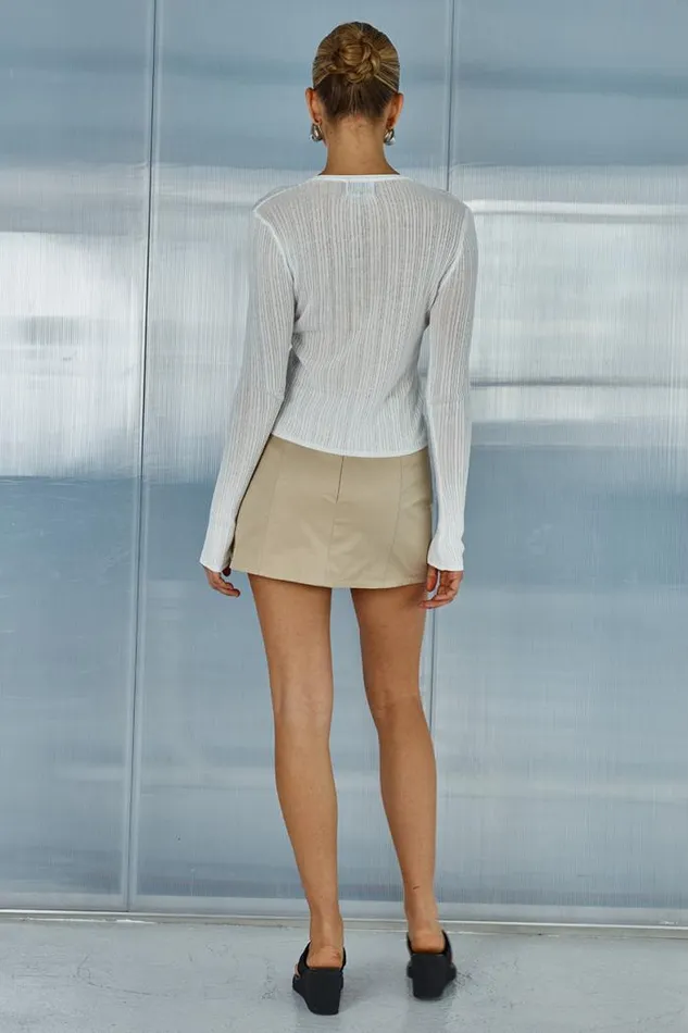 Runaway The Label Basic Shop MARLIE TOP 8211 WHITE