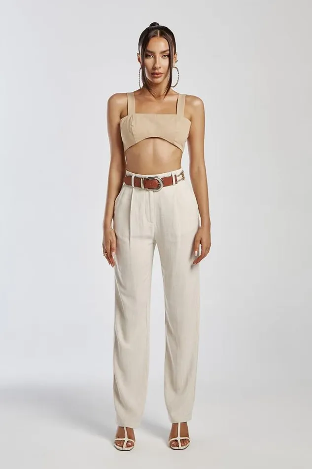 Runaway The Label Crops Shop Karisma Top 8211 Sand