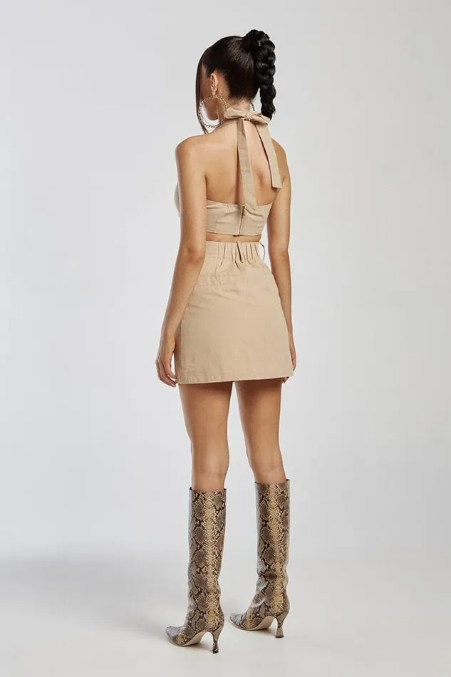 Runaway The Label Crops Shop Mariska Top 8211 Sand Runaway The Label Crops Shop Mariska Top 8211 Sand