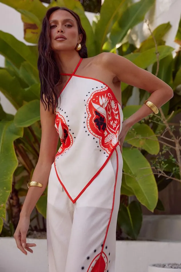 Runaway The Label Crops Shop WESTERN TOP 8211 SANDJAFFA