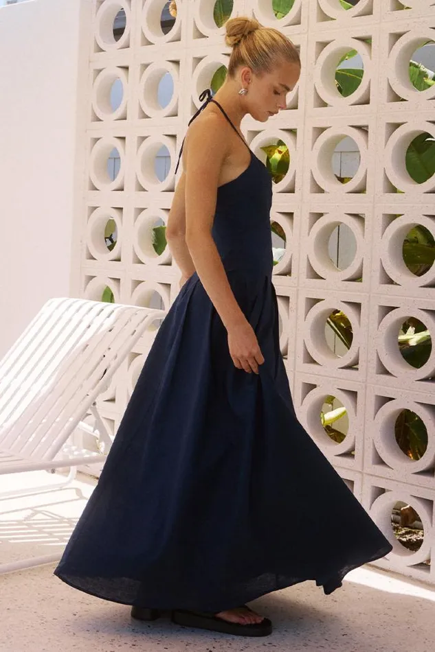 Runaway The Label Maxi Shop BRIONNI MAXI DRESS 8211 NAVY